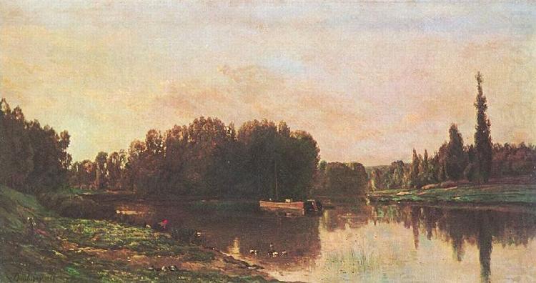 Der Zusammenflub der Seine und Oise, Charles-Francois Daubigny